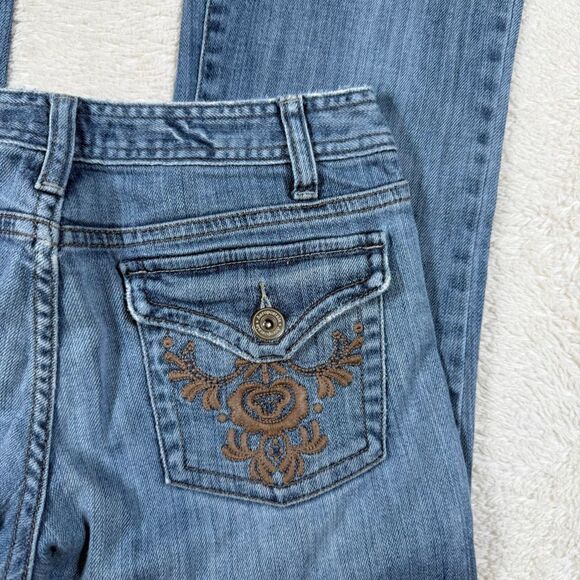 Vintage Y2K Aeropostale Bootcut Flare Women’s Light Wash Jeans - Picture 3 of 8